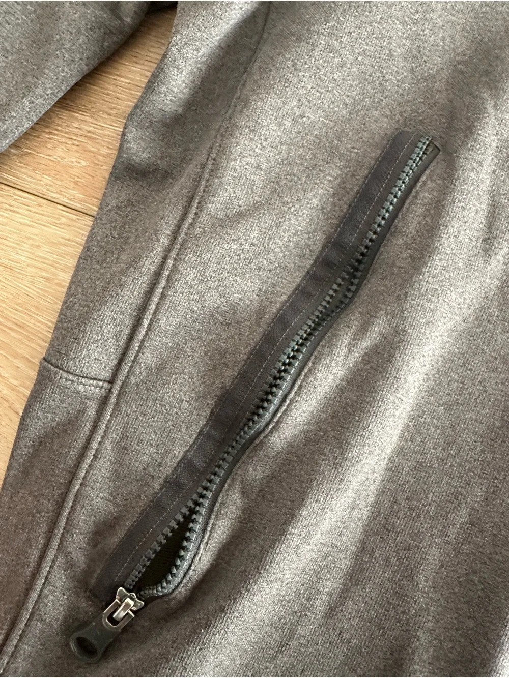 The North Face Gray Fleece Jacket with Hood
